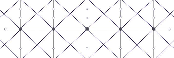 Fototapeta premium Detailed Geometric Illustration of an RQ Rhombus with Emphasized Properties