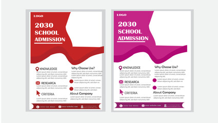   Annual report brochure flyer design template vector, Leaflet presentation,  book cover, layout in A4 size.a bundle of 10 templates of a4 flyer template, modern template, in red color, and modern