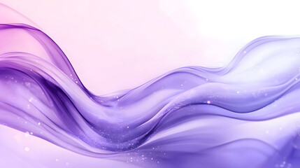 Naklejka premium Abstract Purple Wave: Serene Digital Art