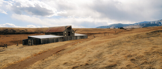 old abandoned cattle farm