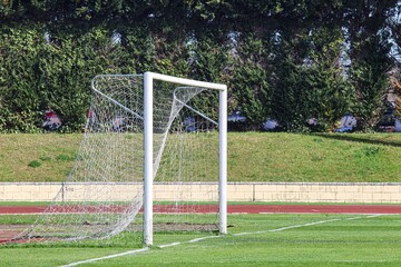 Goal of a football field