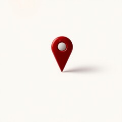 Generate a location map pin icon in a dramatic cinematic style