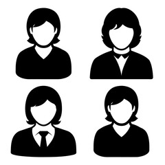 Man Head Bundle Diverse Silhouettes for Portrait, Wildlife, and Nature Themed Designs