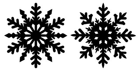  Snowflake Silhouette Bundle Stunning Designs for Winter and Nature Themed Art