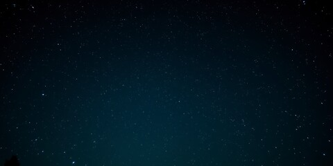 Vibrant photo of a night sky
