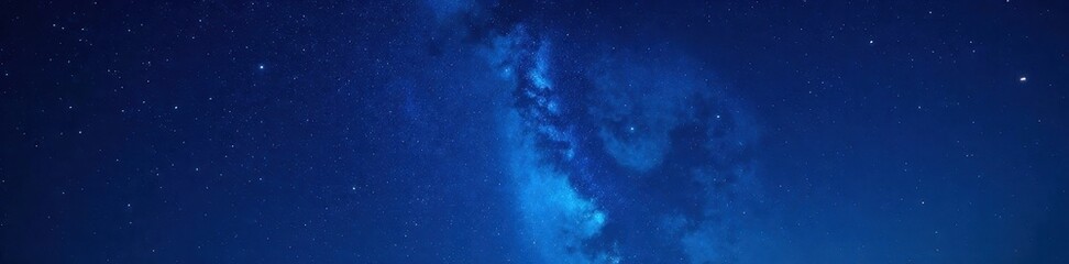 Fototapeta premium Deep indigo sky, countless stars scattered across , image, astral, space