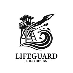 Lifeguard Vector Logo Design