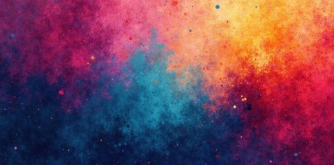 Fototapeta premium Abstract noisy gradient with mixed grunge textures Grainy, varied color , colorful, digital