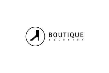 Template logo design solution for boutique