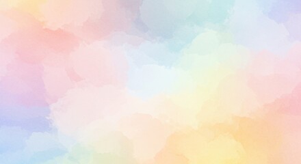 Soft pastel watercolor background with gentle brush strokes and organic textures