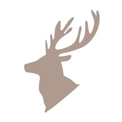 Obraz premium Deer head illustration vector