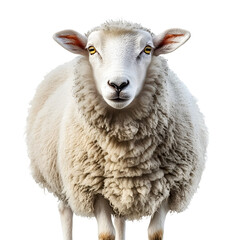 Fototapeta premium sheep isolated on white