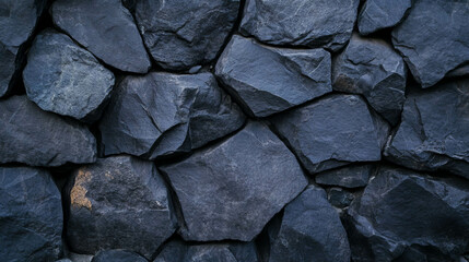 Fototapeta premium Dark stone wall texture background for design and decoration