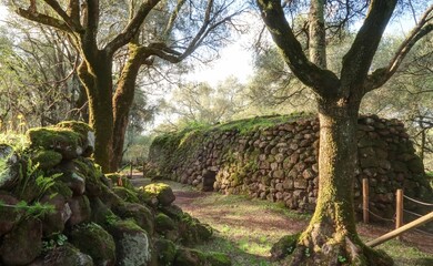 ruines de la civilisation nuragique en Sardaigne 