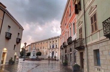 ville d'Oristano en Sardaigne et la Spiaggia di Torre Grande