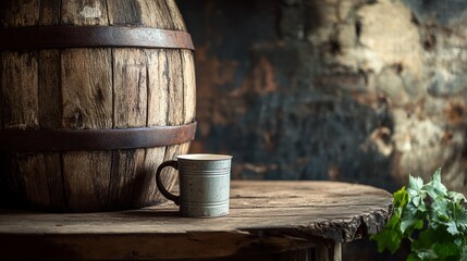 Fototapeta premium Professional A Barrel Wooden Insights for Modern Applications