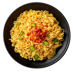 italian pasta tagliatelle, transparent background