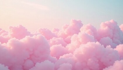 Soft blush pink gradient, subtle cloud texture, fluffy, scene, airy