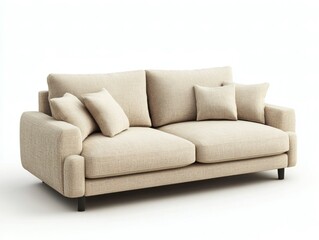 Fototapeta premium Elegant Beige Couch 