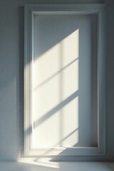 Fototapeta premium Subtle window light, gray background, product highlight , still life, commercial, advertising