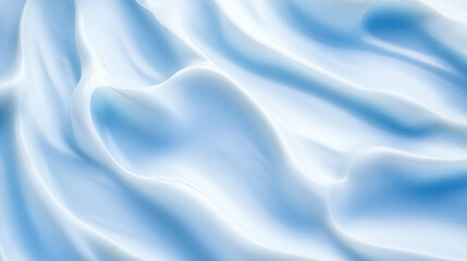 Naklejka premium Abstract foam texture with smooth waves against dark background for creative design