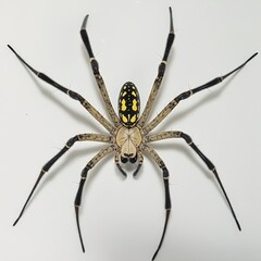 Spider on White Background (1)