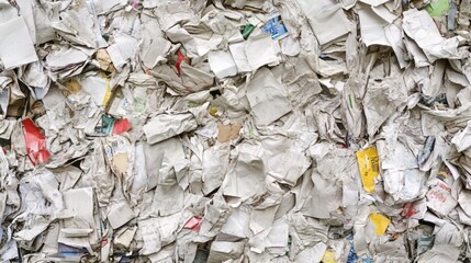 Compressed Recycling Paper Bale Background