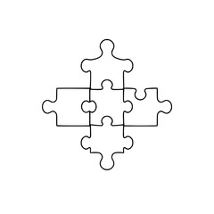 Fototapeta premium Puzzle