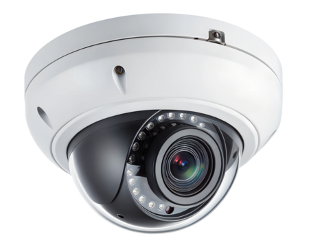 security camera isolated on transparent background for PNG