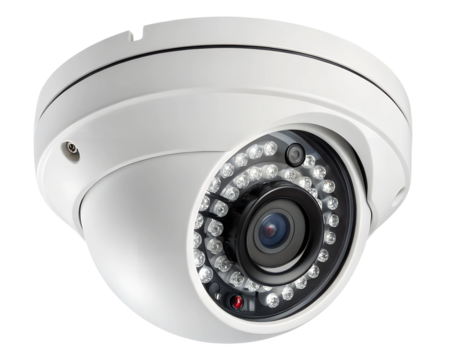 security camera isolated on transparent background for PNG