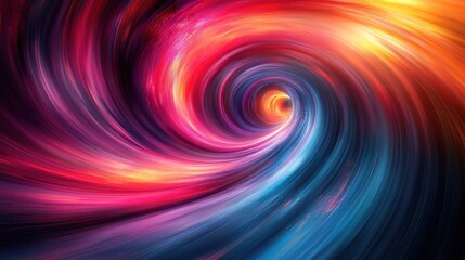 Abstract Vortex of Vibrant Hues: A swirling spectacle of color and energy, capturing the essence of movement and dynamism.