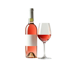 red wine bottle and glass