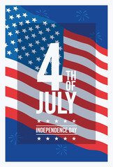 Happy independence day 4 th july, United states of america day.