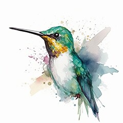 Fototapeta premium Professional With Hummingbird Perched Insights for Modern Applications