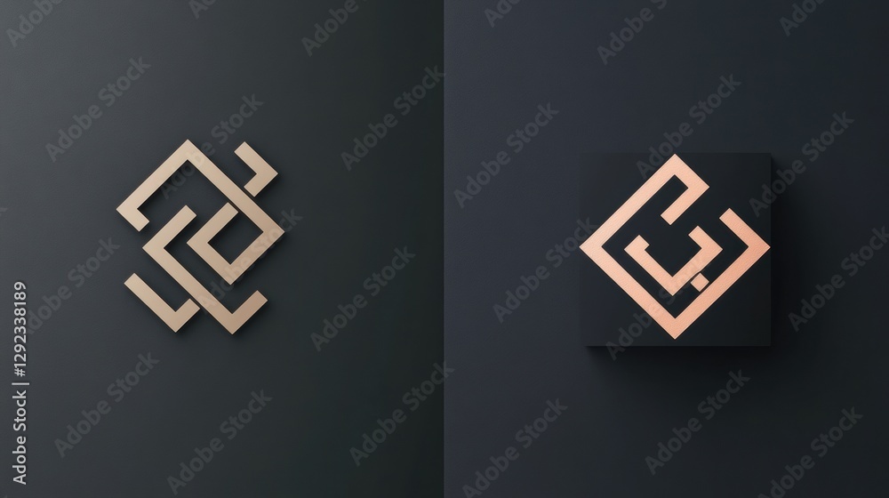 Poster comparison of old logo and new modern logo highlighting branding evolution with sleek design feature