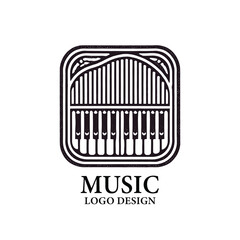 Music Vector Logo Design 