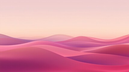 Serene Abstract Landscape with Gentle Pink and Purple Tones