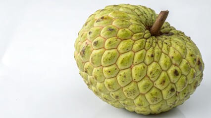 Obraz premium Custard Apple, Close-up, Isolated, White Background