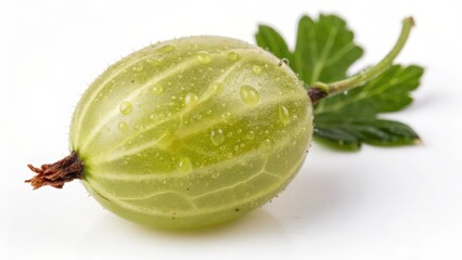 Green Gooseberry with Leaf