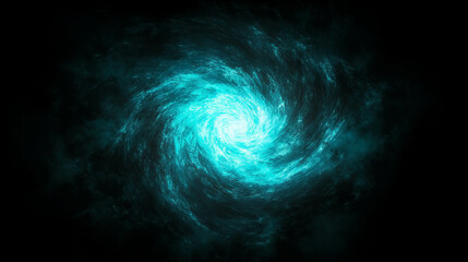 Mint light swirling vortex background for abstract design