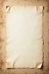 Fototapeta premium Old blank paper on vintage background with folded corners
