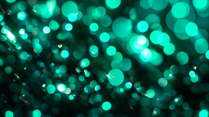 Abstract mint light bokeh background for design and decoration