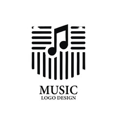 Music Vector Logo Design 