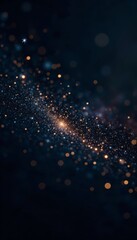 Subtle silver constellation lines, glittering gold stars against black , magical, subtle