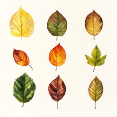 Fototapeta premium Bright leaves showcased vividly with a lovely earthy appeal perfectly 