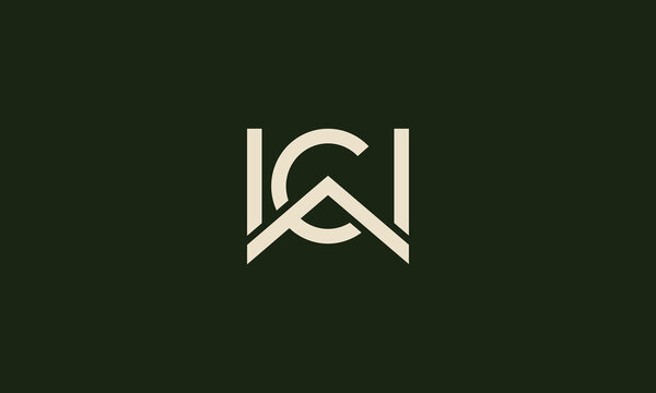 WCA minimalistic monogram logo design
