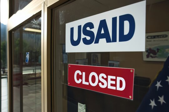 The office of USAID is currently closed as a result of workforce layoffs stemming from significant cuts to government spending, which is negatively impacting various international aid operations