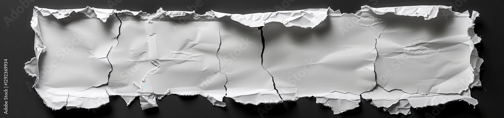 Aufkleber abstract monochrome torn paper texture background