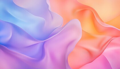Obraz premium Abstract Pastel Wave Background Texture