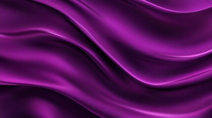 Abstract Purple Fabric Texture Background: Smooth, Elegant Waves and Rich Color